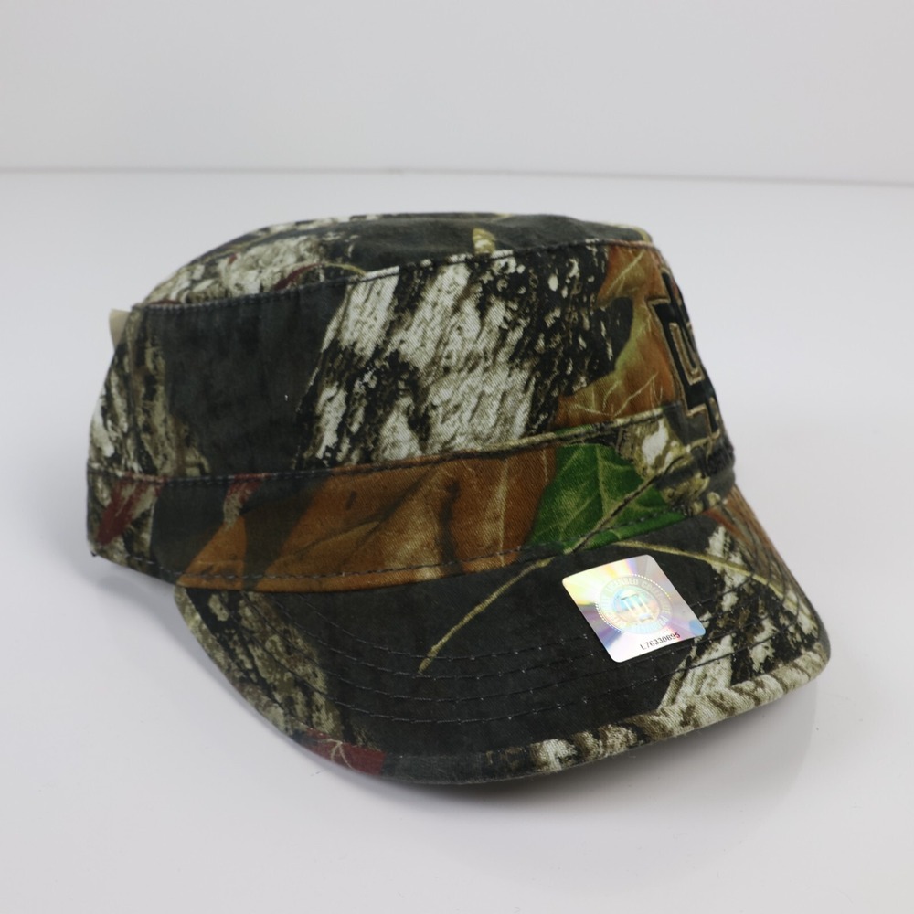 North Dakota Fighting Hawks Mossy Oak Camo Cap Adjustable NWT Womens - Picture 2 of 8